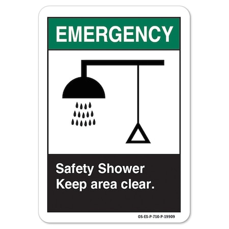 ANSI Emergency, 6 Height, Decal